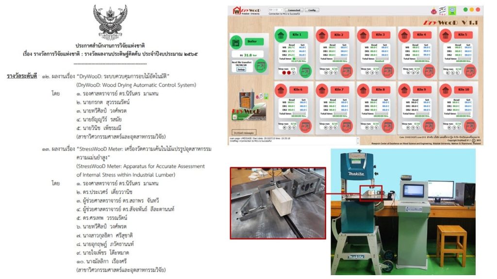นักวิจัย ส.วิศวกรรมศาสตร์ฯ ได้รับรางวัลผลงานประดิษฐ์คิดค้น ประจำปีงบประมาณ 2565 โดย วช.