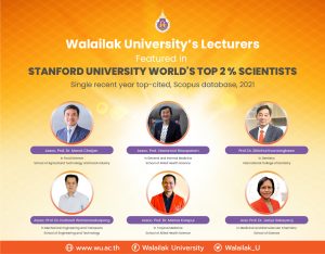 นักวิจัย ม.วลัยลักษณ์ ติดอันดับ Top 2% ของโลก