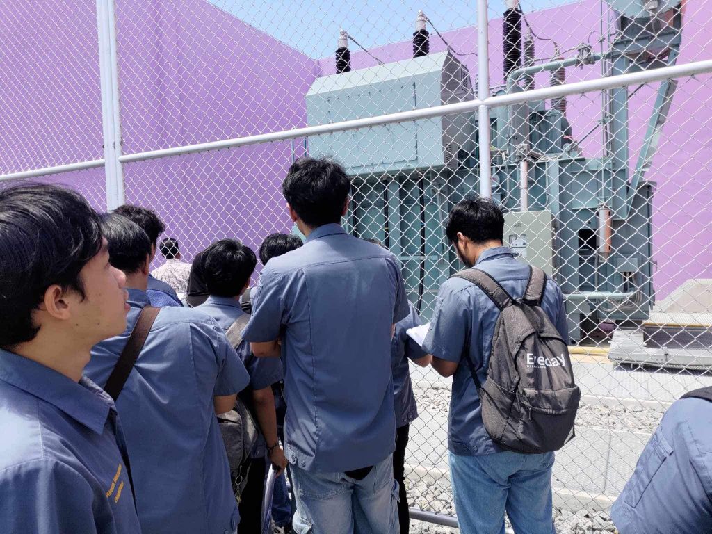 เรียนรู้นอกห้องเรียนระบบไฟฟ้า ณ สถานีไฟฟ้า Indoor GIS ระบบ 115-33kv มหาวิทยาลัยวลัยลักษณ์