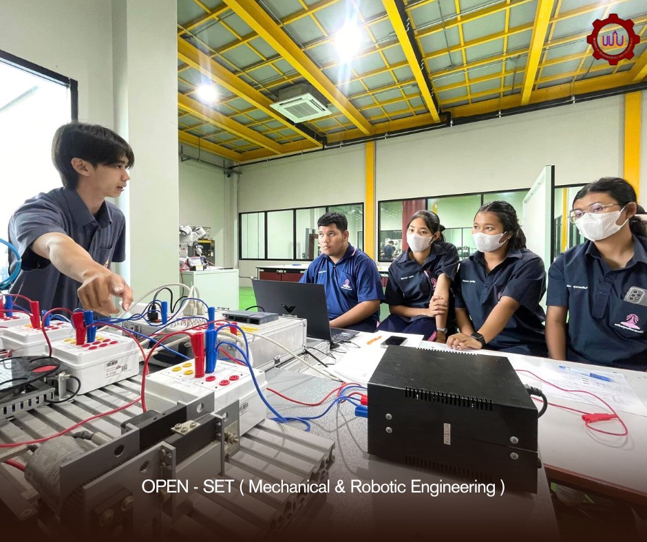 วิศวกรรมเครื่องกล จัดกิจกรรมเปิดบ้านวิศวะ มวล. Open SET