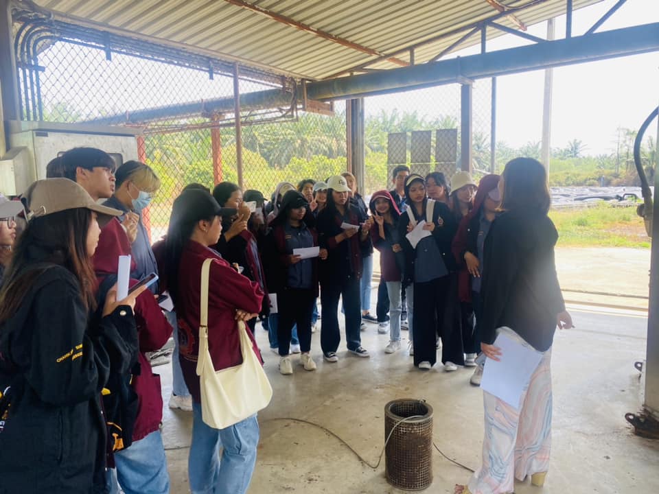 ทัศนศึกษาดูงานระบบบำบัดน้ำเสีย ของบริษัท พระแสงกรีนพาวเวอร์ จำกัด