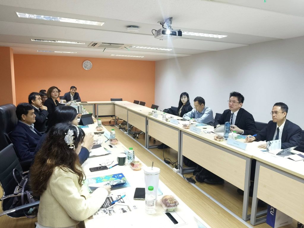 สำนักวิชาวิศวกรรมศาสตร์และเทคโนโลยี มหาวิทยาลัยวลัยลักษณ์ ต้อนรับ Professor Guo-En Chang และคณะ จากมหาวิทยาลัย National Chung Cheng (CCU) ประเทศไต้หวัน เพื่อหารือเกี่ยวกับความร่วมมือระยะยาวในการสหกิจศึกษาในไต้หวัน การวิจัย และโครงการแลกเปลี่ยนนักศึกษา