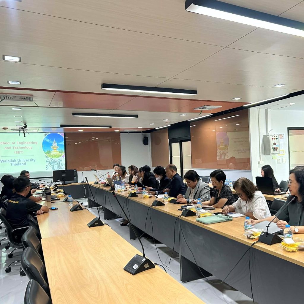 สำนักวิชาวิศวกรรมศาสตร์ มหาวิทยาลัยวลัยลักษณ์ ต้อนรับคณะศึกษาดูงานจากสำนักวิชาศึกษาศาสตร์ แลกเปลี่ยนเรียนรู้ด้านประกันคุณภาพการศึกษา